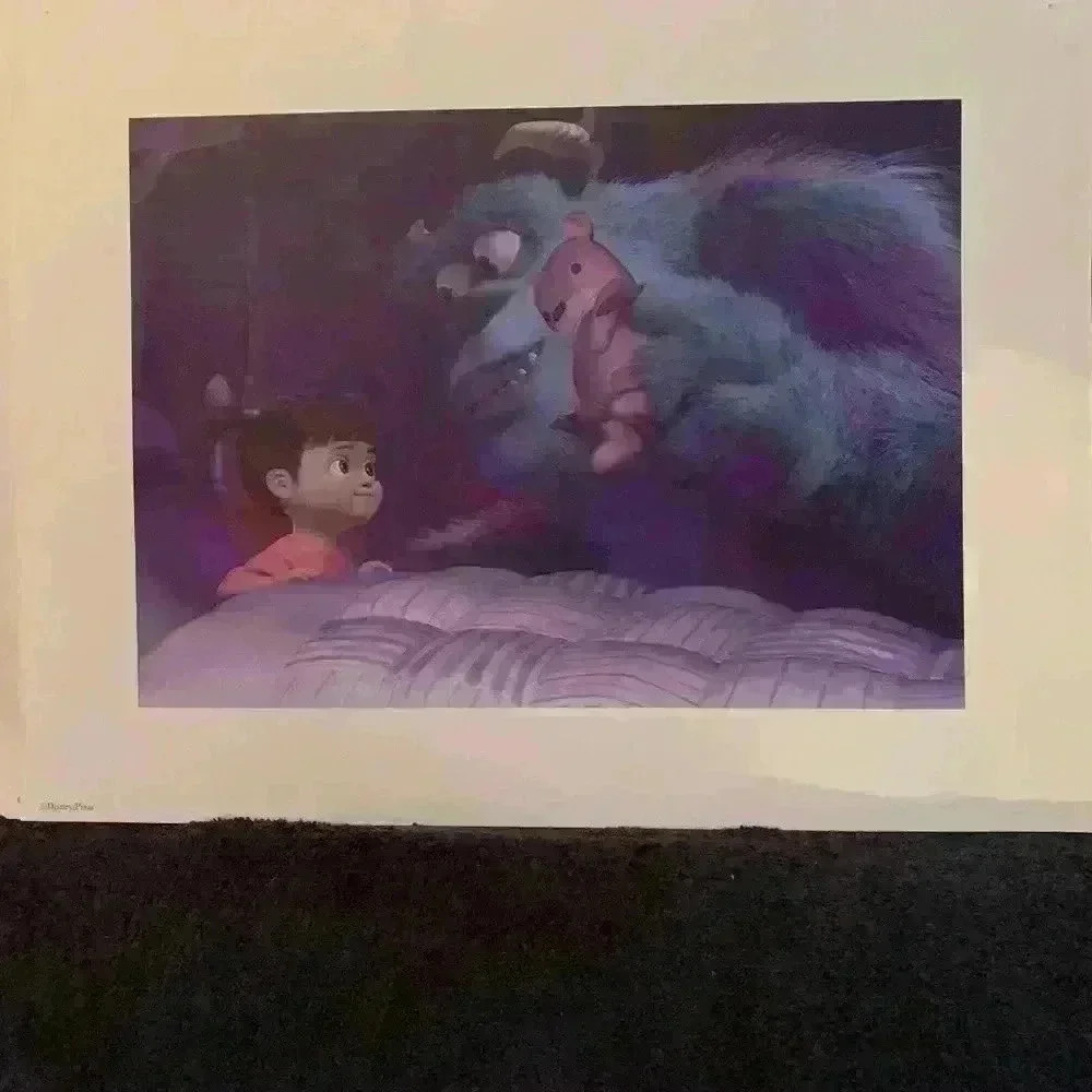 Vintage Disney Monster Inc. exclusive lithograph portfolio set of 4 - Picture 11 of 12